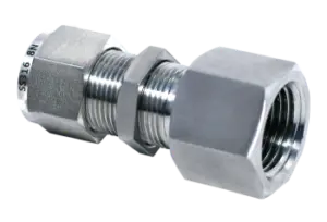 Bulkhead Female Connector Tube Fitting