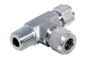Male Run Tee Hydraulic Fitting